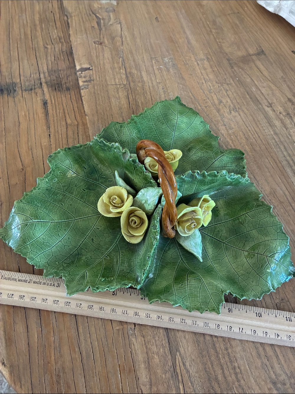 Italian Vintage Capodimonte Porcelain Serving Dish